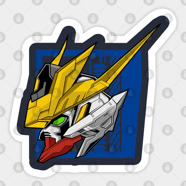 Mobile Suit Armor Barbatos Sticker by tombkick